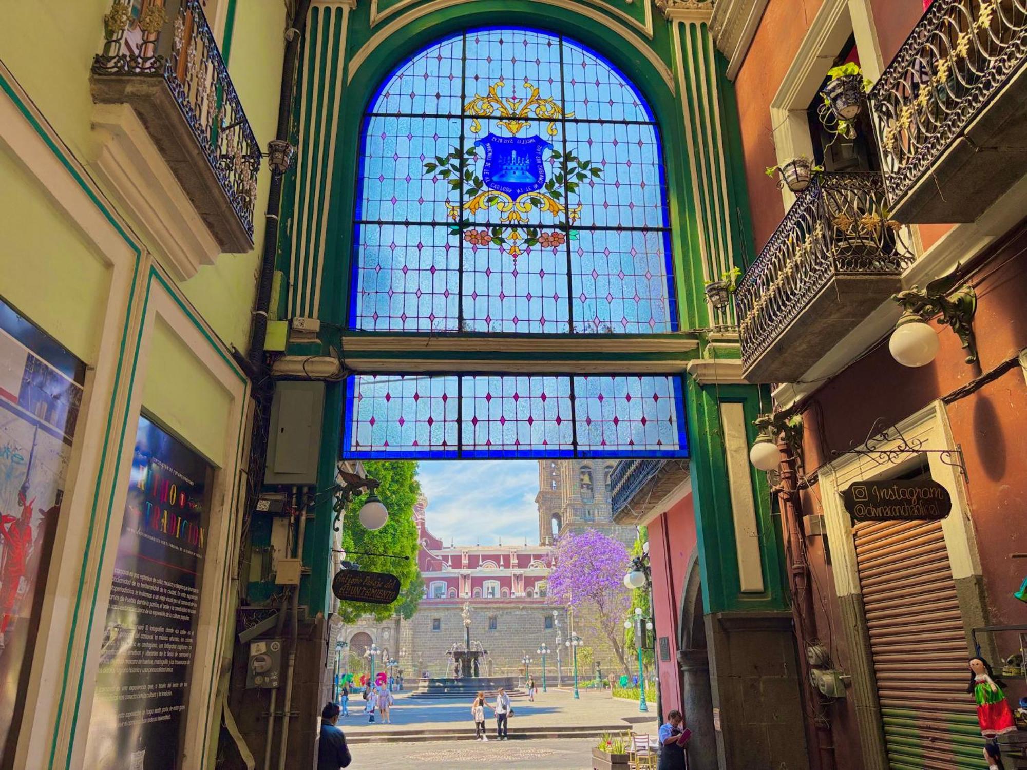 Hotel La Alhondiga プエブラ エクステリア 写真